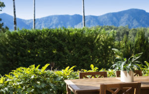 Gorgeous mountain views from suite terrace