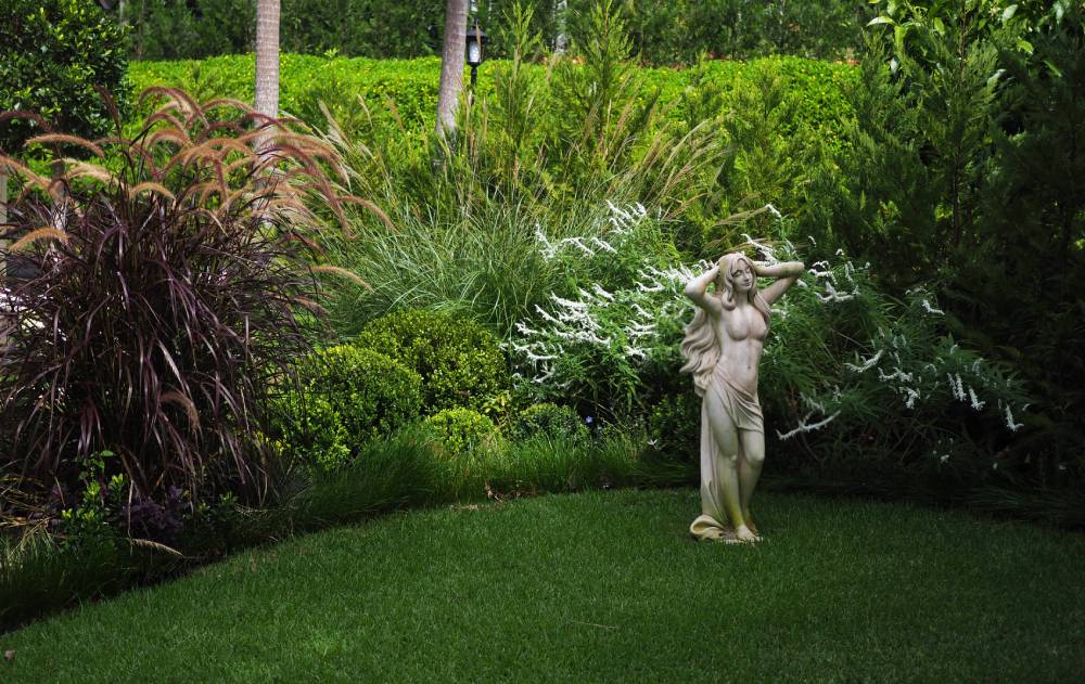 Formal gardens at Hermitage Estate luxury retreat