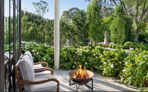terrace with views for wedding photos